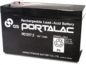 Batterie Rechargeable - PE12V7.2F1 Portalac PE12V7.2F1 - Rechargeable