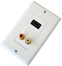 Plaque Mural HDMI + RCA - HD1A North A Electonics HD1A - Plaque Mural