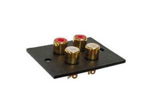RCA Chassis femelle - CA072 Velleman CA072 - Connecteur audio - vidéo